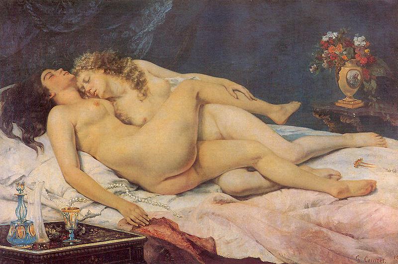 Gustave Courbet Sleep